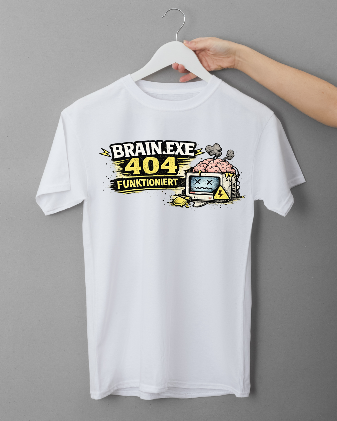 T-Shirt "BRAIN.EXE 404"