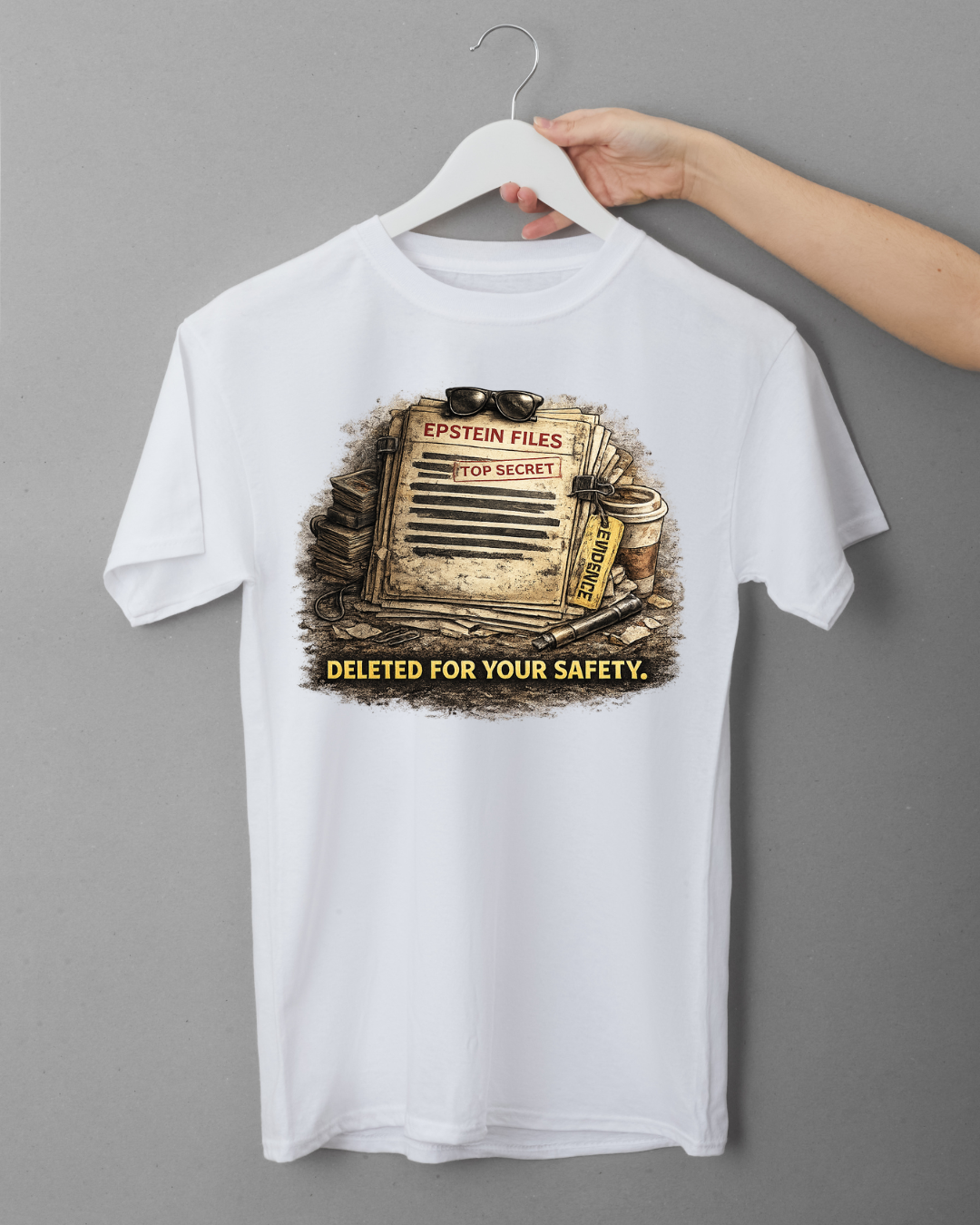 T-Shirt "DELETED FOR YOUR SAFETY"
