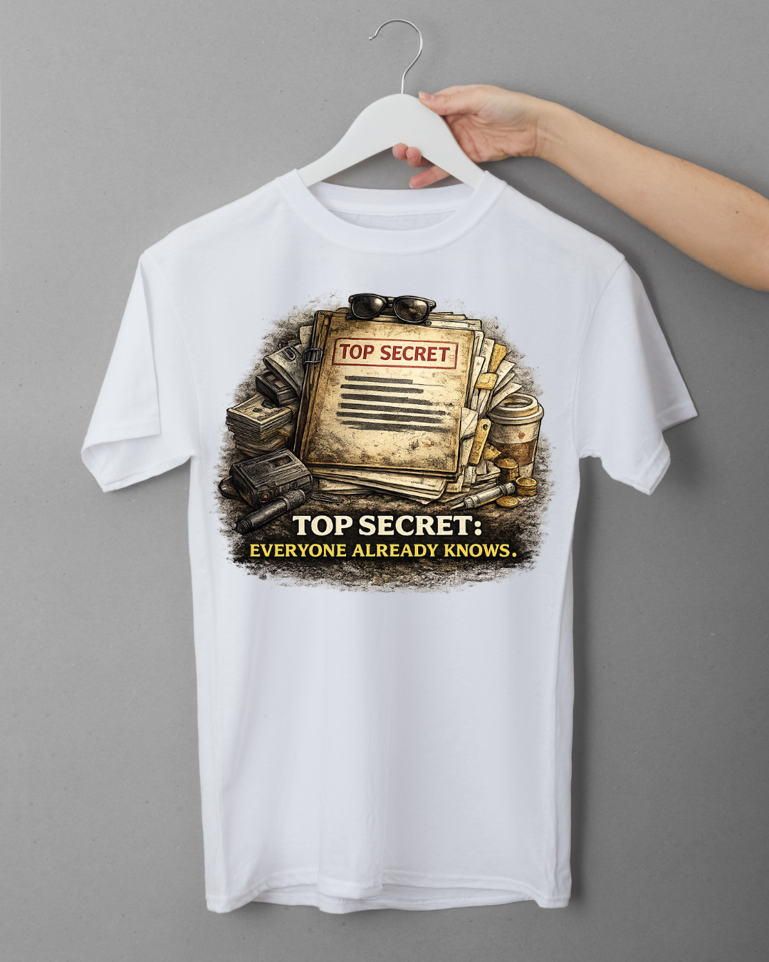 T-Shirt "TOP SECRET - EVERYONE ALREADY KNOWS"