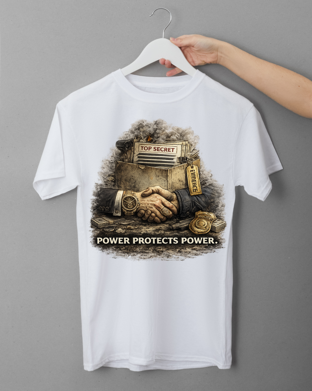 T-Shirt "POWER PROTECTS POWER"