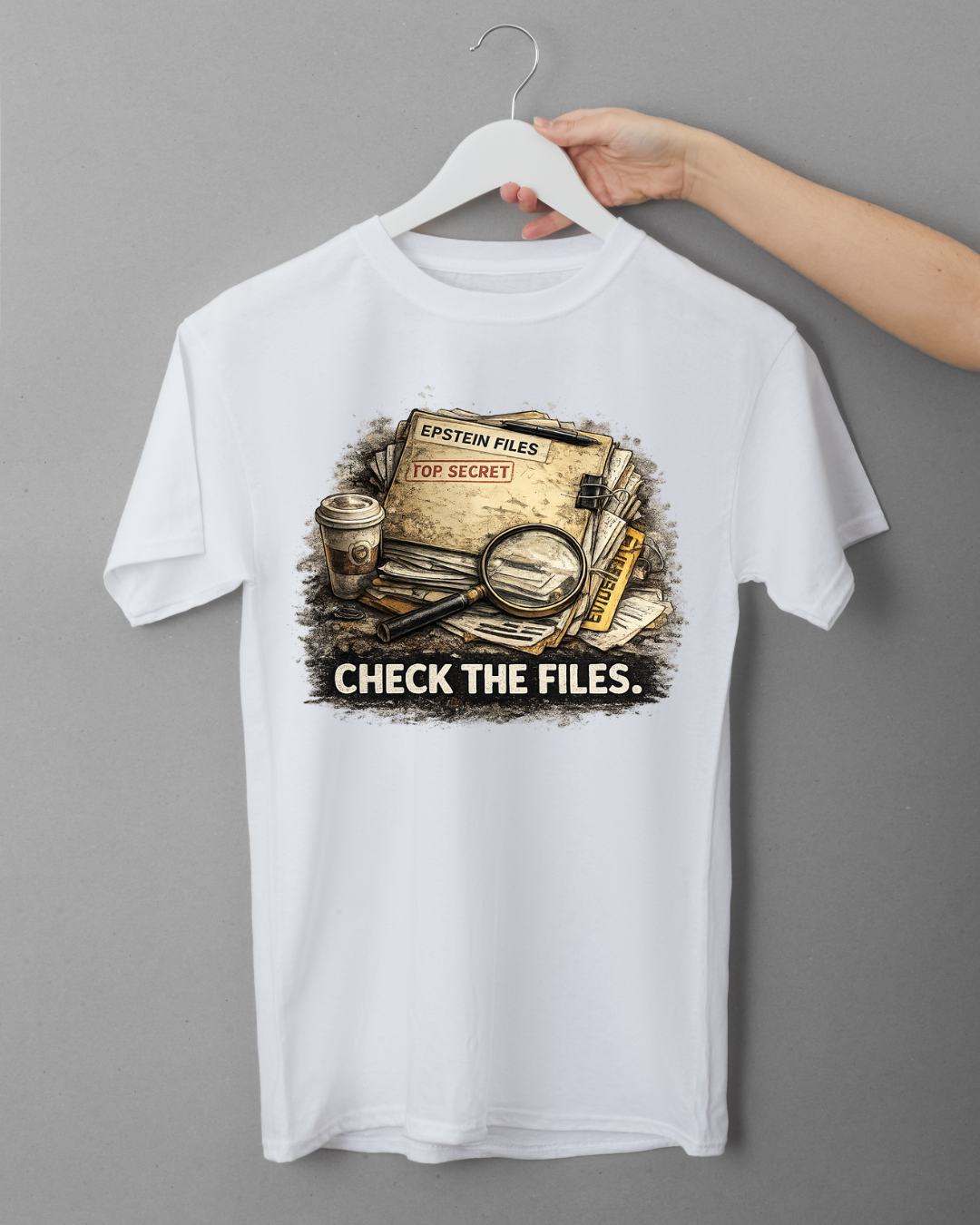 T-Shirt "CHECK THE FILES"
